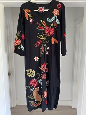 Johnny Was embroidered dress size S/M